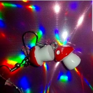 Mushroom earrings